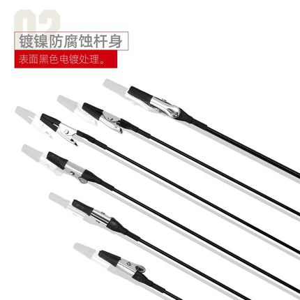 HOBBYMIO CROCODILE CLIP HOLDER BASE & 20 PCS CROCODILE CLIP (SOFT RUBBER TIP)