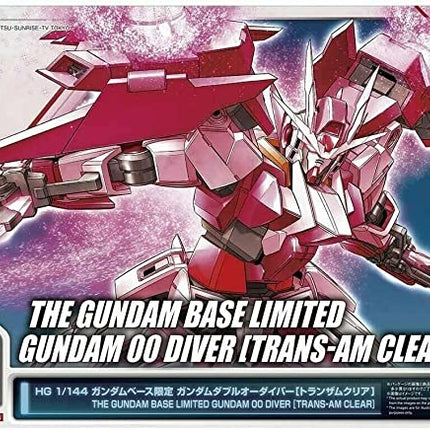 HG 1/144 GUNDAM 00 DIVER [TRANS-AM CLEAR] - THE GUNDAM BASE LIMITED