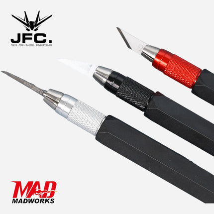 MH-18 MULTI-FUNCTION MODEL BLADE HANDLE (SILVER)