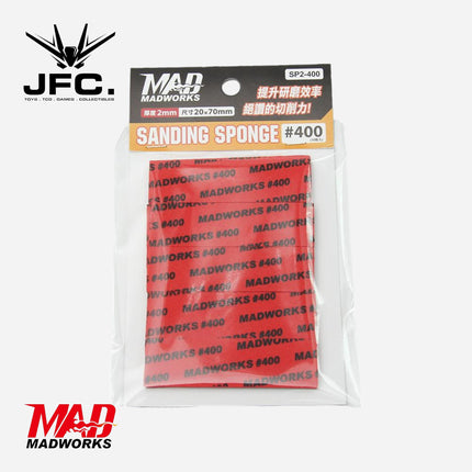 MADWORKS 2MM SANDING SPONGE 10 PCS [#320 #400 #600 #800 #1000 #1500 #3000 GRITS]