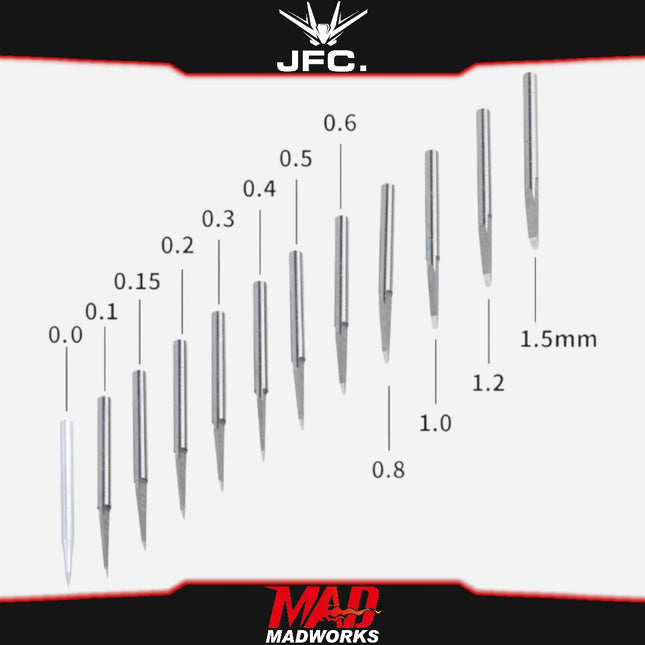 MADWORKS TUNGSTEN STEEL LINE ENGRAVERS (DIFFERENT SIZE OPTIONS)