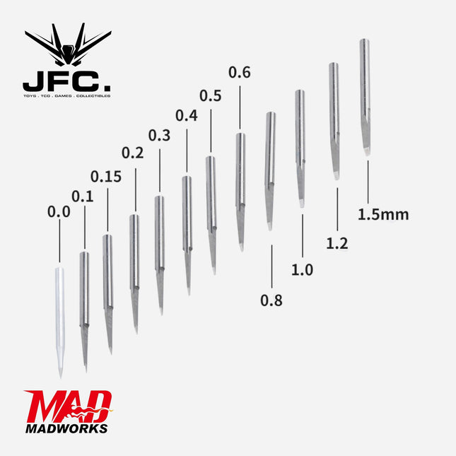 MADWORKS TUNGSTEN STEEL LINE ENGRAVERS (DIFFERENT SIZE OPTIONS)