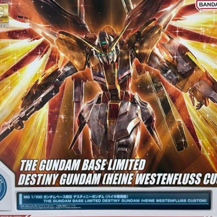 MG 1/100 DESTINY GUNDAM (HEINE WESTENFLUSS CUSTOM) - THE GUNDAM BASE LIMITED