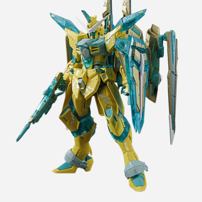 MG 1/100 JUSTICE GUNDAM [CROSS CONTRAST COLORS / CLEAR YELLOW] - LIMITED ITEM