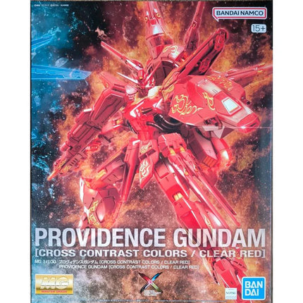 MG 1/100 PROVIDENCE GUNDAM [CROSS CONTRAST COLORS / CLEAR RED] - LIMITED ITEM