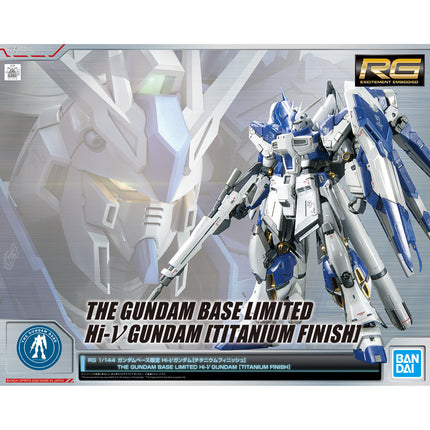 RG 1/144 HI-NU GUNDAM [TITANIUM FINISH] - THE GUNDAM BASE LIMITED