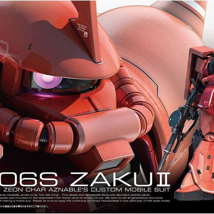 RG 1/144 MS-06S ZAKU II CHAR AZNABLE CUSTOM