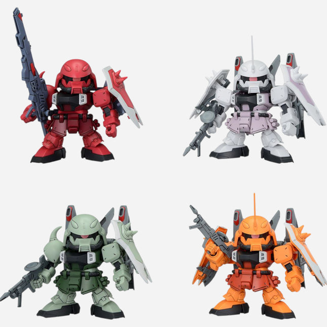 SD BB SENSHI ZGMF ZAKU SERIES SET