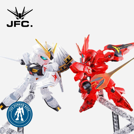 SD GUNDAM EX STANDARD NU GUNDAM VS SAZABI [CLEAR COLOR] - LIMITED ITEM