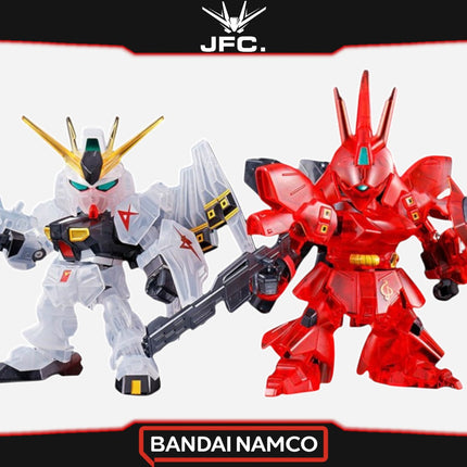 SD GUNDAM EX STANDARD NU GUNDAM VS SAZABI [CLEAR COLOR] - LIMITED ITEM