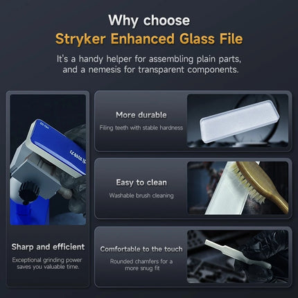 STEDI PRECISION GLASS FILE (UPGRADED VERSION)