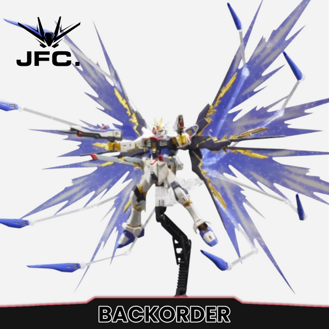 [BACKORDER-JUN 2026] WINGS OF LIGHT & DISPLAY STAND FOR RG 1/144 STRIKE FREEDOM GUNDAM