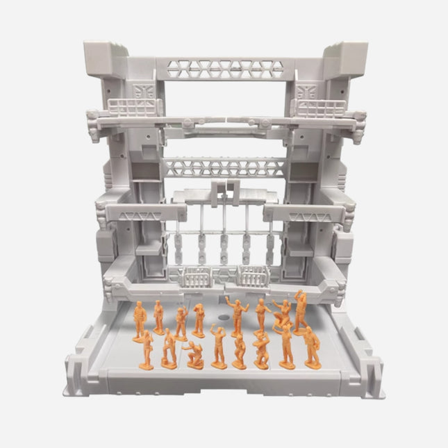 1/144 GUNDAM MS CAGE/DOCK/HANGAR (WHITE)