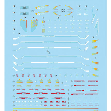 HG-115 | 1/144 STRIKE FREEDOM GUNDAM + INFINITE JUSTICE GUNDAM (MR 20TH ANNIVERSARY VER.) FLUORESCENT WATERSLIDE DECAL