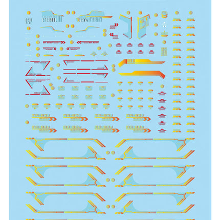 HG-115 | 1/144 STRIKE FREEDOM GUNDAM + INFINITE JUSTICE GUNDAM (MR 20TH ANNIVERSARY VER.) FLUORESCENT WATERSLIDE DECAL