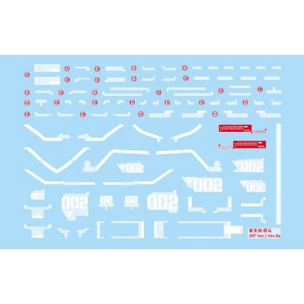 MG-172 | 1/100 SINANJU STEIN (NT VER.) VER. KA FLUORESCENT WATERSLIDE DECAL