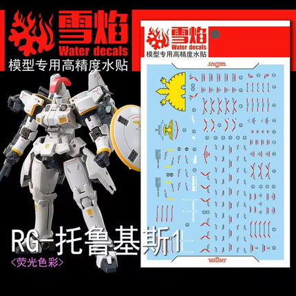 RG-28 | 1/144 TALLGEESE EW FLUORESCENT WATERSLIDE DECAL