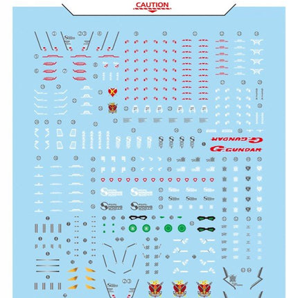 RG-61 | 1/144 SHINING GUNDAM FLUORESCENT WATERSLIDE DECAL