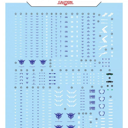 RG-62 | 1/144 GUNDAM AVALANCHE EXIA FLUORESCENT WATERSLIDE DECAL