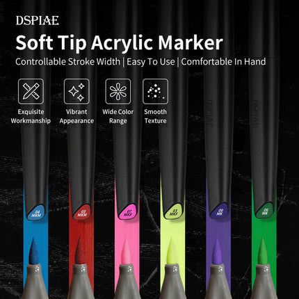 DSPIAE SOFT TIPPED MARKER (MK + MKM + MKF) / BP-SP JOINT STRENGTHENING PEN / MKE-01 ERASER PEN