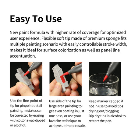 DSPIAE SOFT TIPPED MARKER (MK + MKM + MKF) / BP-SP JOINT STRENGTHENING PEN / MKE-01 ERASER PEN