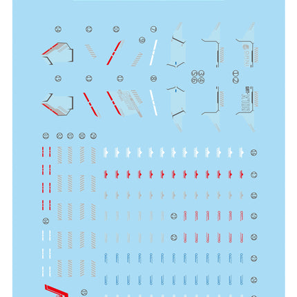 EG-05 | 1/144 STRIKE GUNDAM FLUORESCENT WATERSLIDE DECAL