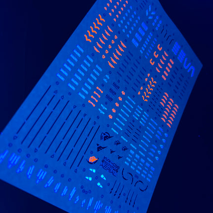 FM-06 | 1/100 GUNDAM AERIAL FLUORESCENT WATERSLIDE DECAL