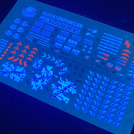 FM-03 | 1/100 RAIDER GUNDAM FLUORESCENT WATERSLIDE DECAL