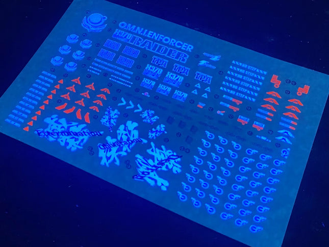 FM-03 | 1/100 RAIDER GUNDAM FLUORESCENT WATERSLIDE DECAL