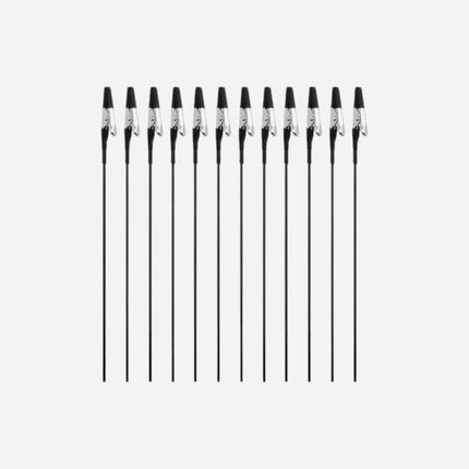 HOBBYMIO CROCODILE CLIP HOLDER BASE & 20 PCS CROCODILE CLIP (SOFT RUBBER TIP)