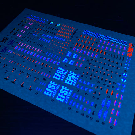 HG-03 | 1/144 ATLAS GUNDAM FLUORESCENT WATERSLIDE DECAL