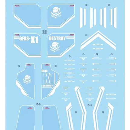 HG-85 | 1/144 DESTROY GUNDAM FLUORESCENT WATERSLIDE DECAL