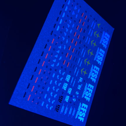 HG-69 | 1/144 FULL ARMOR GUNDAM FLUORESCENT WATERSLIDE DECAL