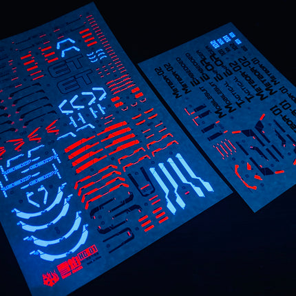 HG-01 | 1/144 METEOR UNIT FLUORESCENT WATERSLIDE DECAL