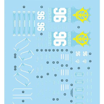 HG-70 | 1/144 PSYCHO ZAKU FLUORESCENT WATERSLIDE DECAL