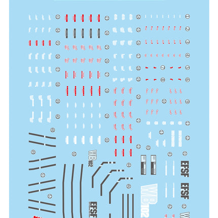 HG-50 | 1/144 RX-78-2 GUNDAM (CUCURUZ DOAN'S ISLAND VER) FLUORESCENT WATERSLIDE DECAL