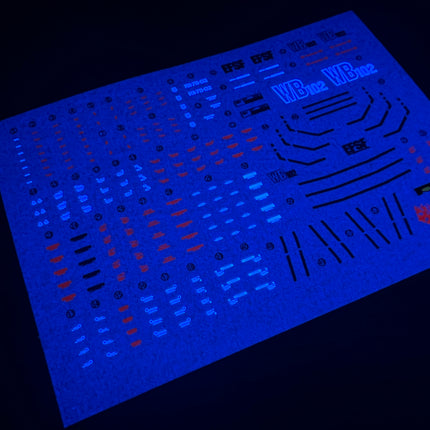 HG-50 | 1/144 RX-78-2 GUNDAM (CUCURUZ DOAN'S ISLAND VER) FLUORESCENT WATERSLIDE DECAL
