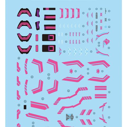 HG-76 | 1/144 GUNDAM SCHWARZETTE FLUORESCENT WATERSLIDE DECAL