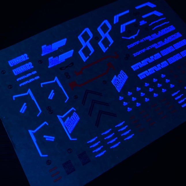HG-29 | 1/144 INFINITE JUSTICE GUNDAM FLUORESCENT WATERSLIDE DECAL