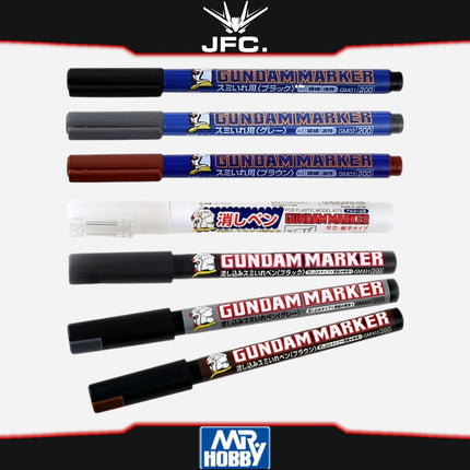 MR. HOBBY GUNDAM MARKER (PANEL LINE PEN / POUR TYPE) / MARKER PAINT REMOVER / ERASER [GM01 GM02 GM03 GM300 GM301 GM302 GM303]