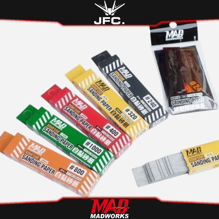 MADWORKS ADHESIVE SANDPAPER & ACRYLIC GRINDING PLATES