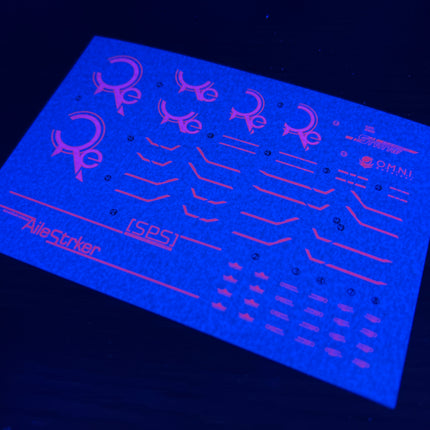 MG-120 | 1/100 AILE STRIKE GUNDAM VER. RM (RECIRCULATION NEON PINK) FLUORESCENT WATERSLIDE DECAL