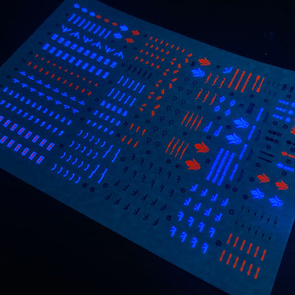 MG-51 | 1/100 GUNDAM BARBATOS FLUORESCENT WATERSLIDE DECAL