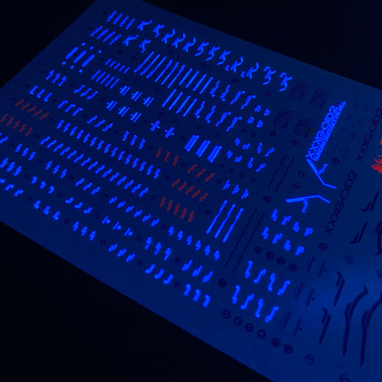 MG-62 | 1/100 DEATHSCYTHE HELL EW FLUORESCENT WATERSLIDE DECAL