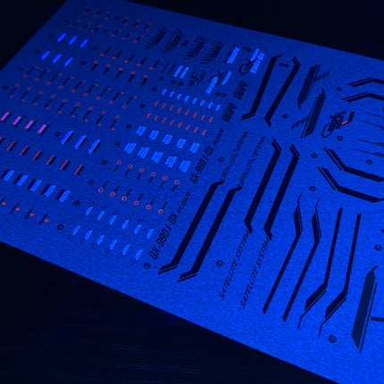 MG-98 | 1/100 GUNDAM DOUBLE X FLUORESCENT WATERSLIDE DECAL