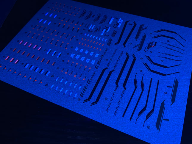MG-98 | 1/100 GUNDAM DOUBLE X FLUORESCENT WATERSLIDE DECAL