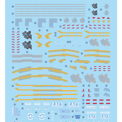 MG-78 | 1/100 DUEL GUNDAM FLUORESCENT WATERSLIDE DECAL