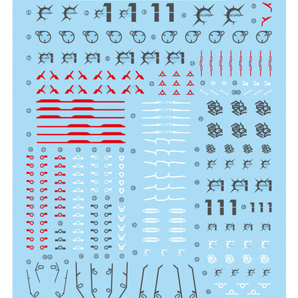 MG-70 | 1/100 ECLIPSE GUNDAM FLUORESCENT WATERSLIDE DECAL