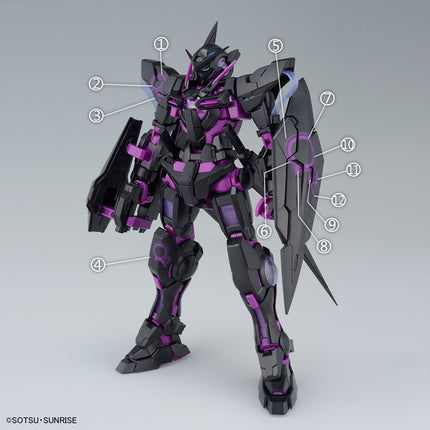 MG-123 | 1/100 GUNDAM EXIA (RECIRCULATION NEON PURPLE) FLUORESCENT WATERSLIDE DECAL