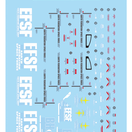 MG-FA78 | 1/100 FULL ARMOR GUNDAM FLUORESCENT WATERSLIDE DECAL